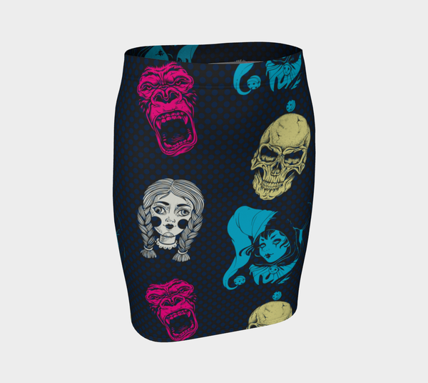 Nightmare Fitted Skirt - Objet D'Art
