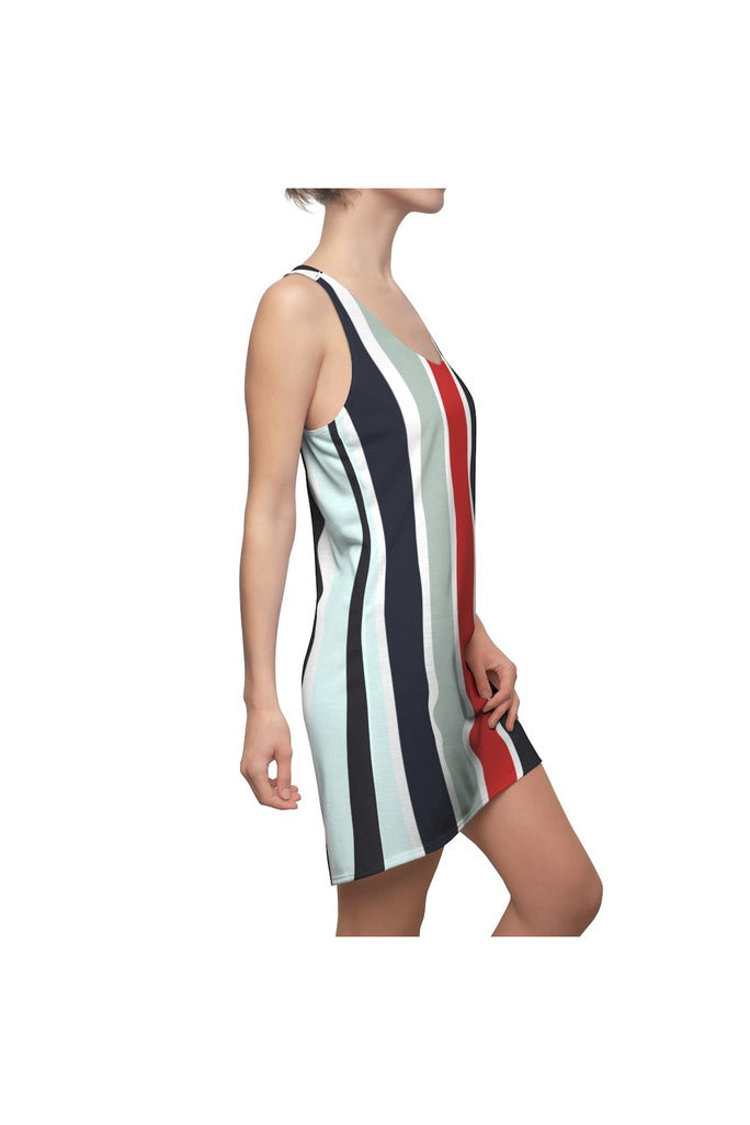 Striped Women's Racerback Dress - Objet D'Art