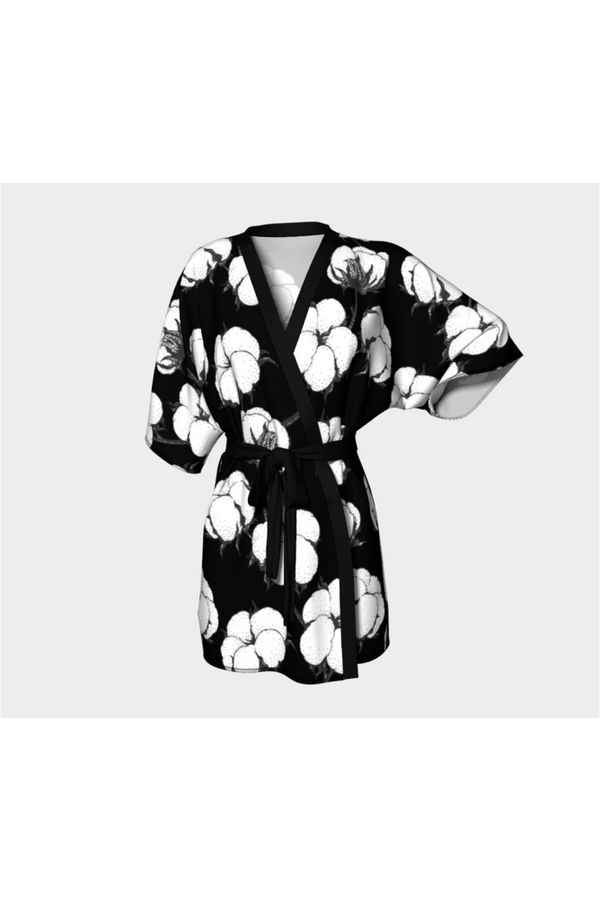 Cotton Balls Kimono Robe - Objet D'Art