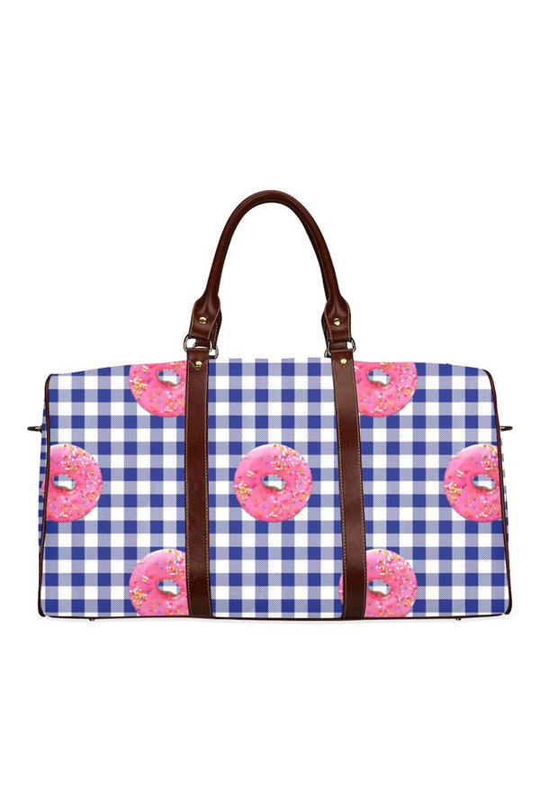 Donuts On Tabletop Waterproof Travel Bag/Small - Objet D'Art Online Retail Store