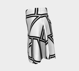 Window Pane Flare Skirt - Objet D'Art