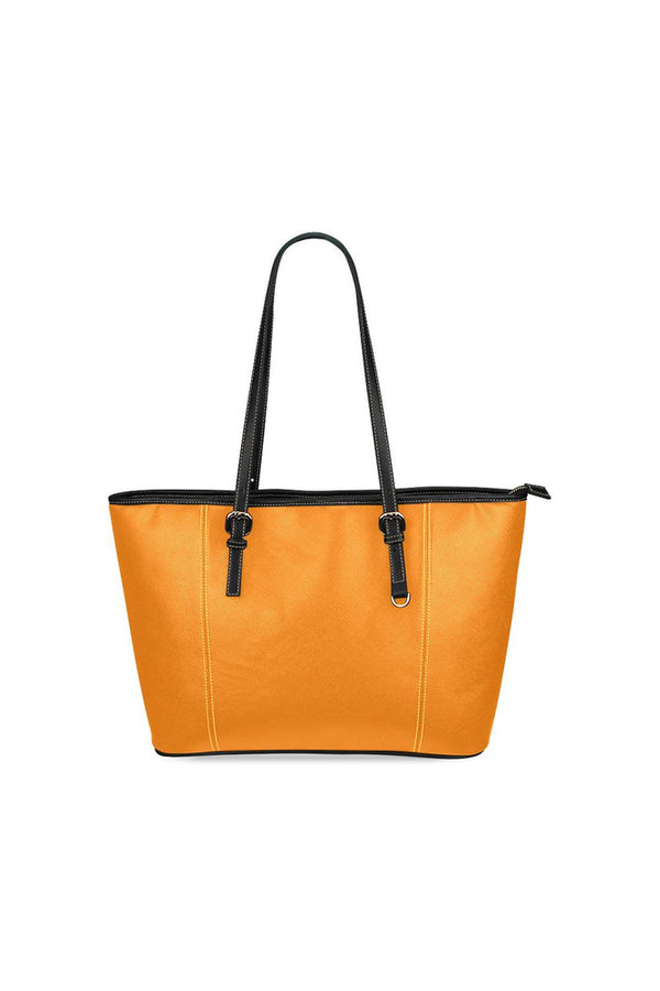 Turmeric Timbre Leather Tote Bag/Small - Objet D'Art