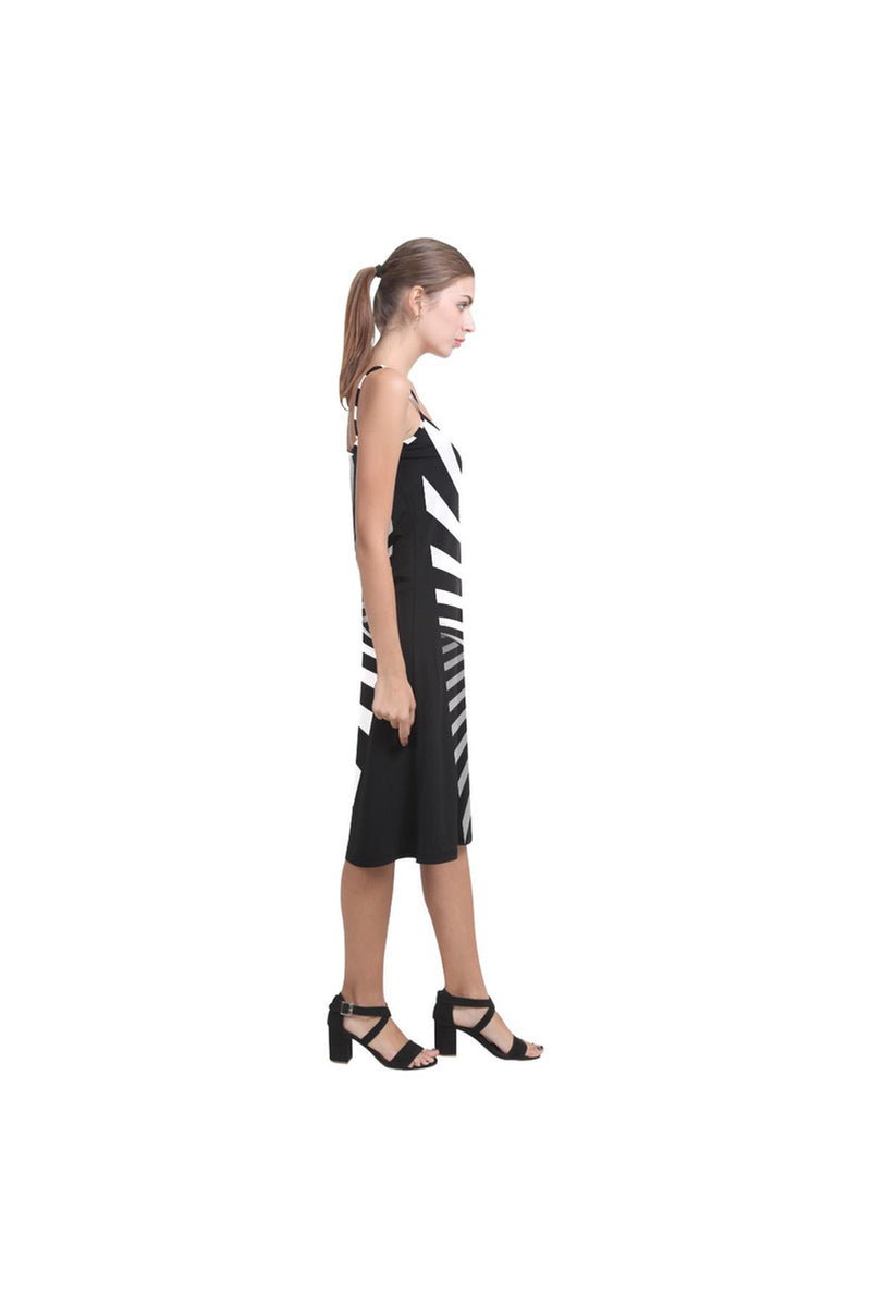 Black & White Illusion Alcestis Slip Dress (Model D05) - Objet D'Art