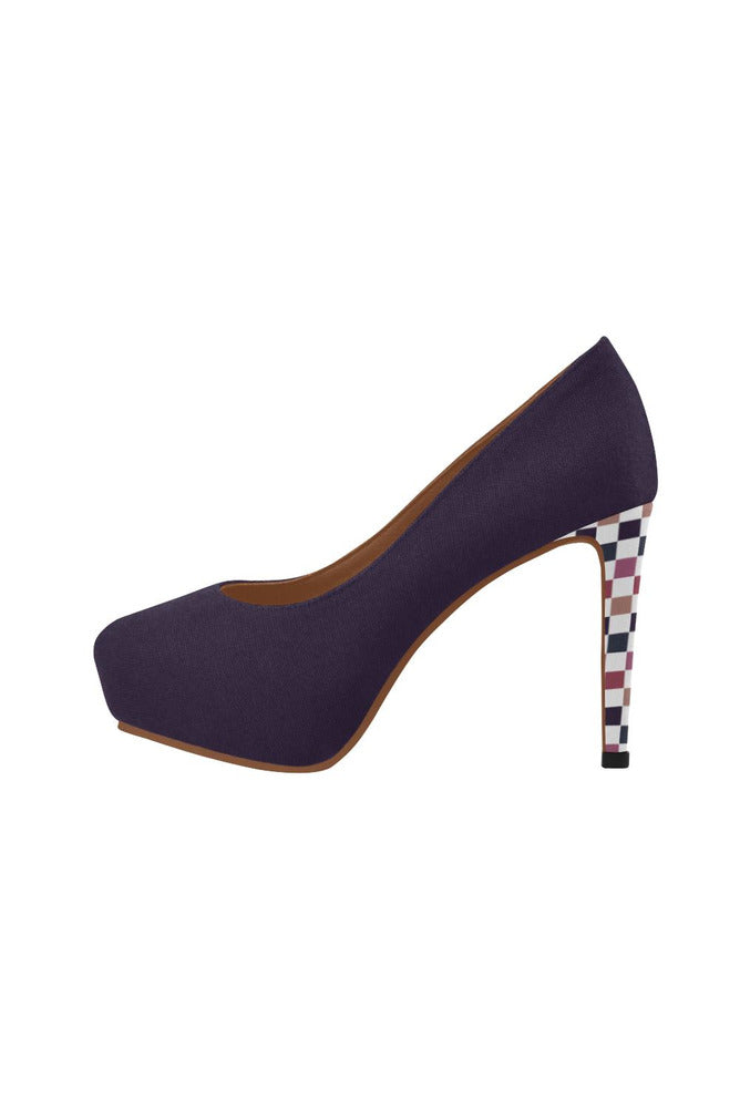 Berry Purple Women's High Heels - Objet D'Art