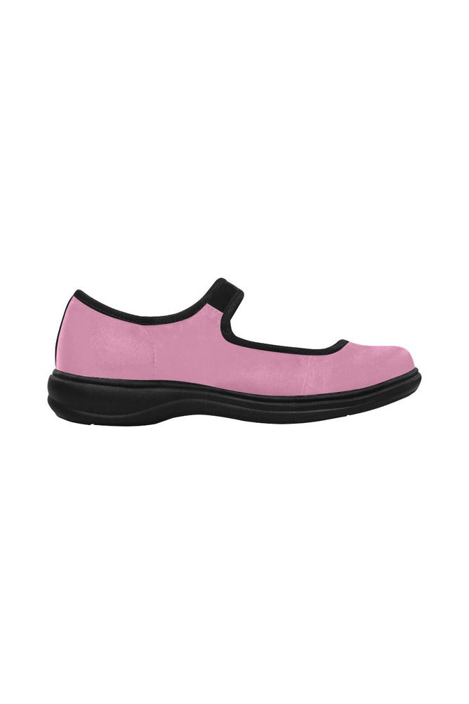 Pink Mila Satin Women's Mary Jane Shoes - Objet D'Art