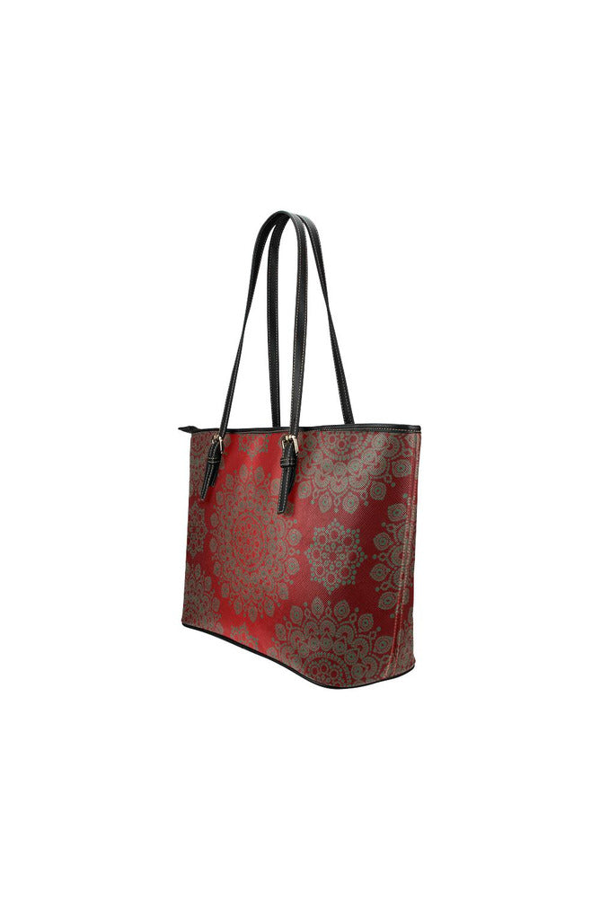 Mandala Leather Tote Bag/Small - Objet D'Art