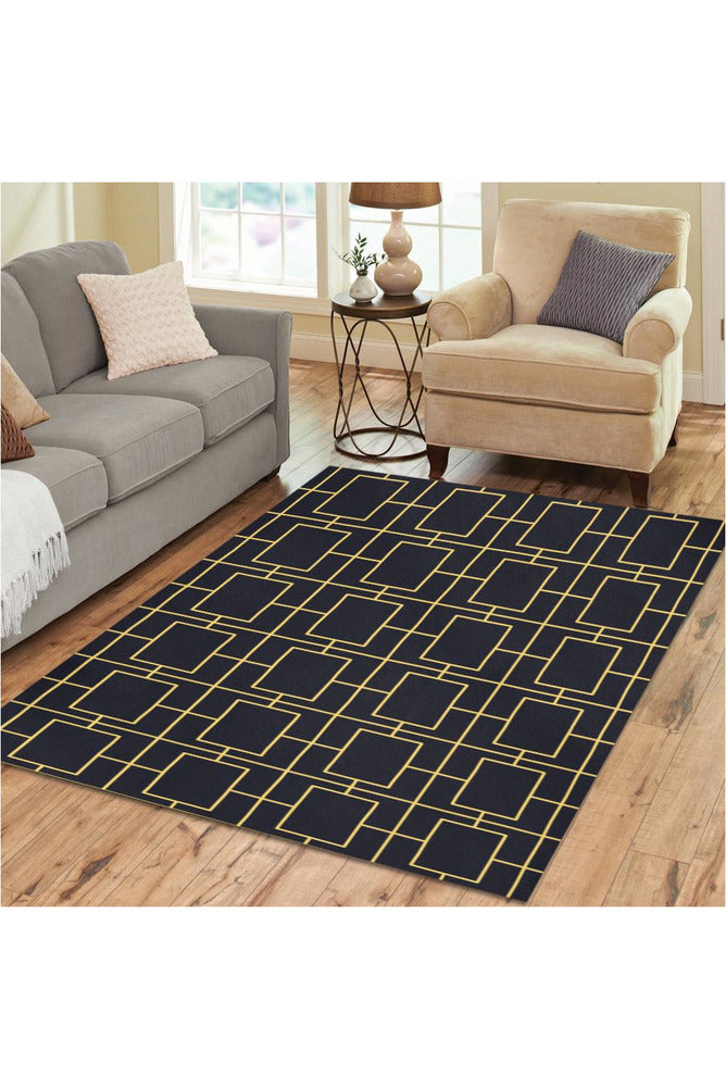 Suspended Geometry Area Rug7'x5' - Objet D'Art