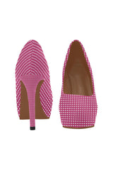 Micro Polka-dots Women's High Heels - Objet D'Art