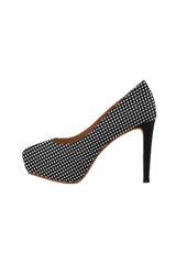 Micro Polka-dots Women's High Heels - Objet D'Art