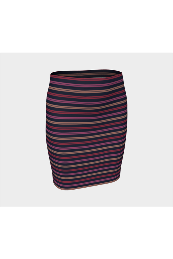 Berries and Blush Fitted Skirt - Objet D'Art Online Retail Store