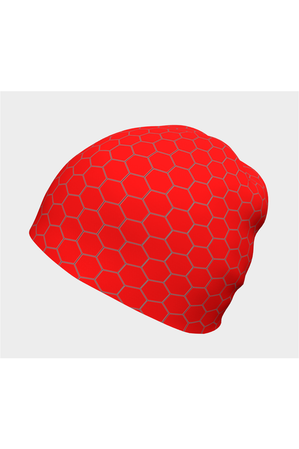 Red Honeycomb Beanie - Objet D'Art