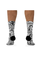 Asian Koi Print Socks - Objet D'Art
