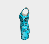 Daisy Wheel Bodycon Dress - Objet D'Art