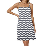 HERR BONE DRESS Drawstring Neck Sleeveless Dress (Model D68) - Objet D'Art