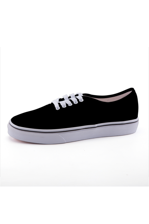 Black Low-top Canvas Shoes - Objet D'Art