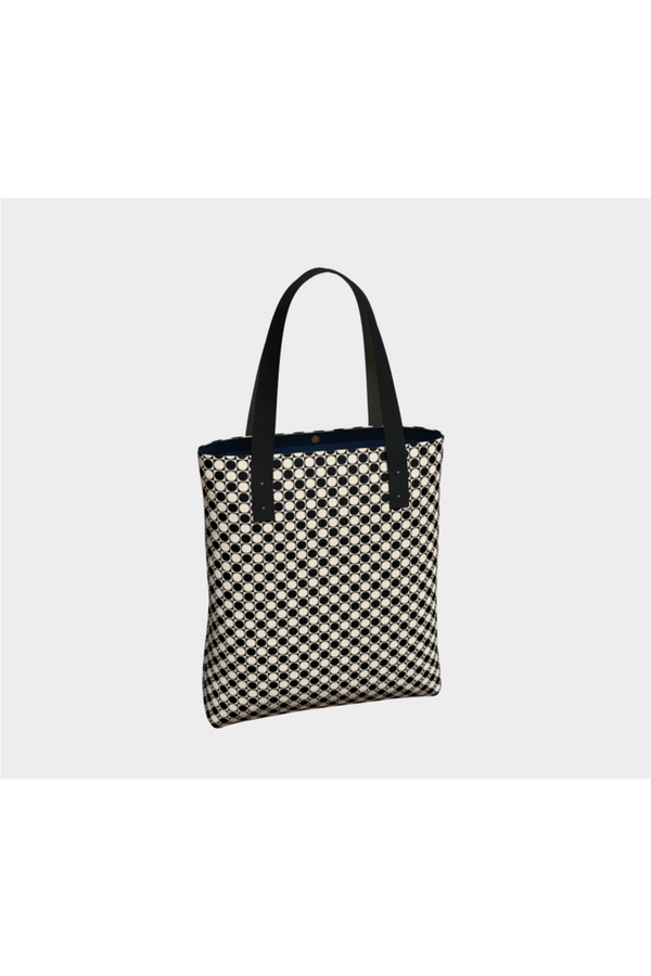 Circle in Squares Tote Bags - Objet D'Art