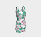 Hibiscus Heaven Bodycon Dress - Objet D'Art