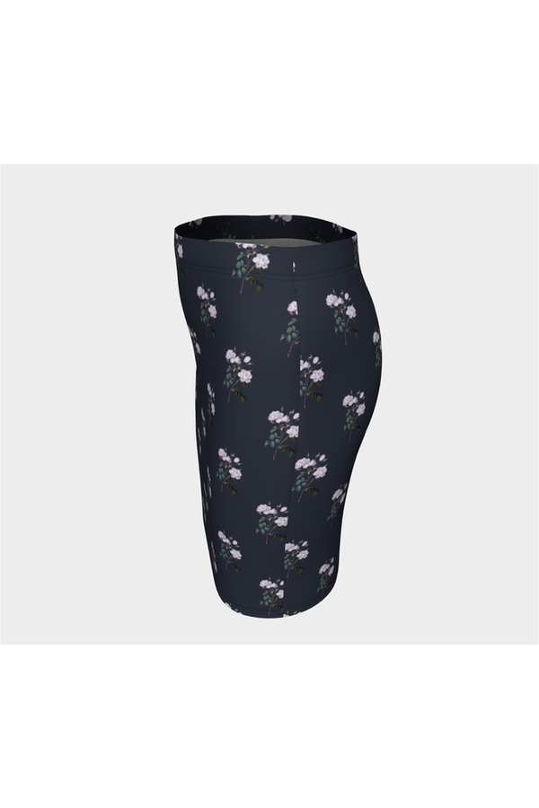 Midnight Bellflower Fitted Skirt - Objet D'Art