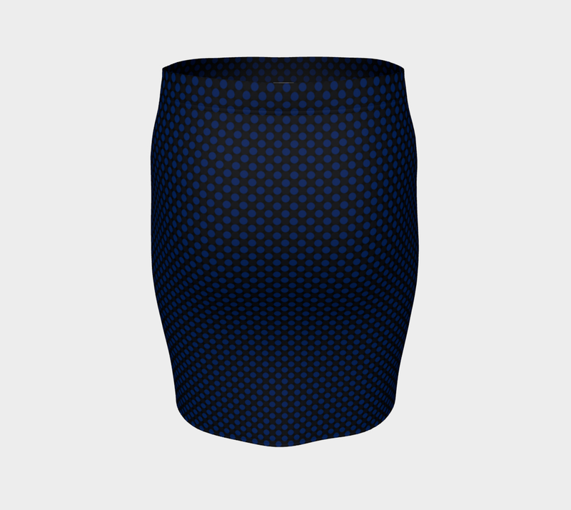 Polkadot Fitted Skirt - Objet D'Art