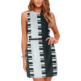 Groovy Eos Women's Sleeveless Dress (Model D01) - Objet D'Art