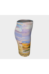 From Jerusalem Fitted Skirt - Objet D'Art