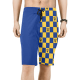 barbados blue Men's All Over Print Board Shorts (Model L16) - Objet D'Art