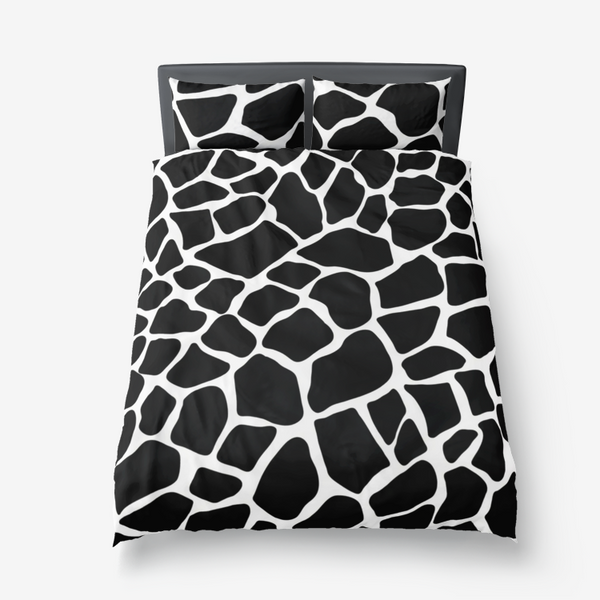 Giraffe Priont Microfiber Duvet Cover - Objet D'Art