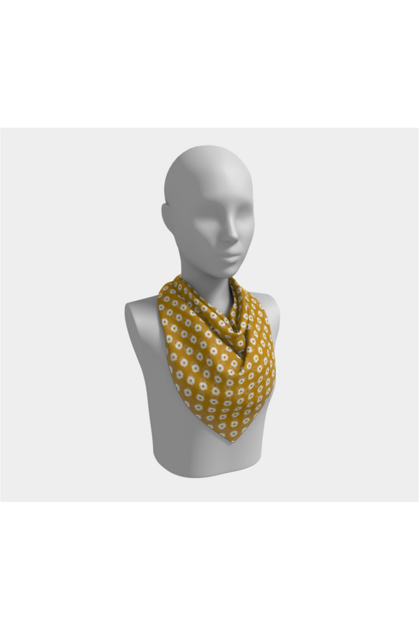 Daisy Dots Square Scarf - Objet D'Art