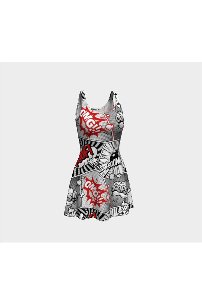 Da Bomb Flare Dress - Objet D'Art
