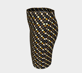 Earthtone Polka dot Fitted Skirt - Objet D'Art