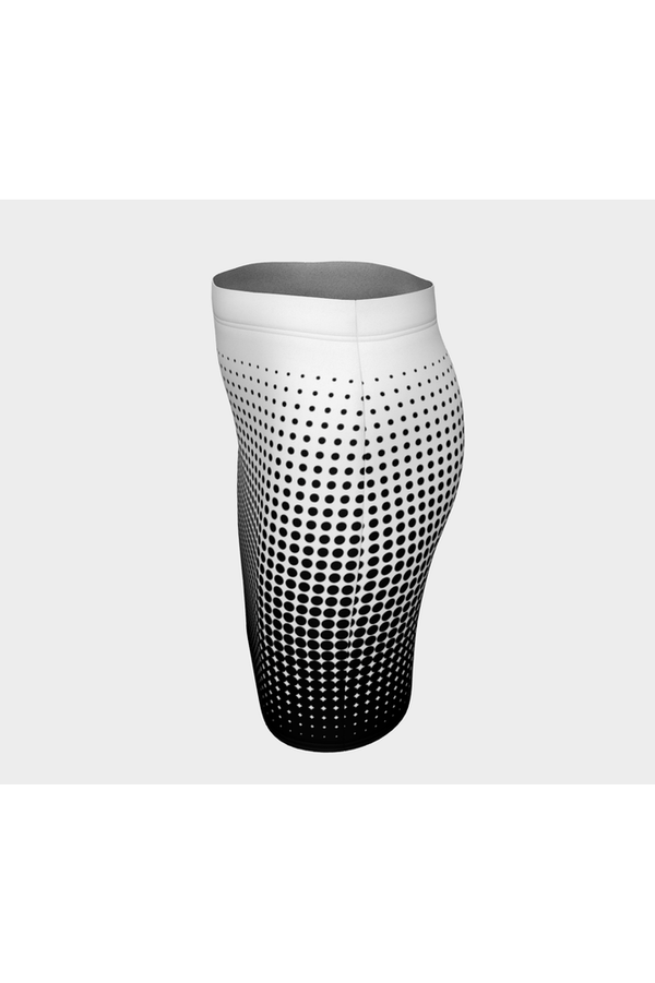 Halftone Fitted Skirt - Objet D'Art