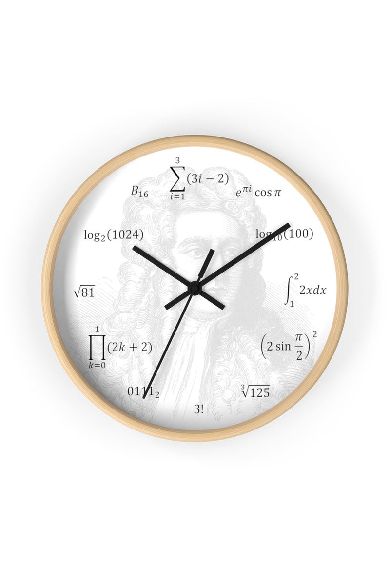 Math Equations and Notations (Isaac Newton) Wall clock - Objet D'Art Online Retail Store