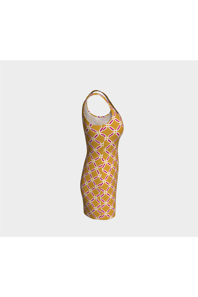 Octagonal Opulence Bodycon Dress - Objet D'Art