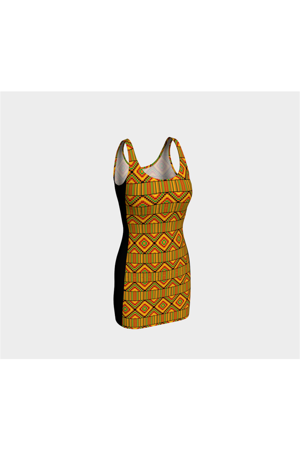 Kente Print Bodycon - Objet D'Art