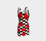 Floral Ratio Bodycon Dress - Objet D'Art