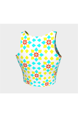 Deconstructed Mandala Athletic Top - Objet D'Art