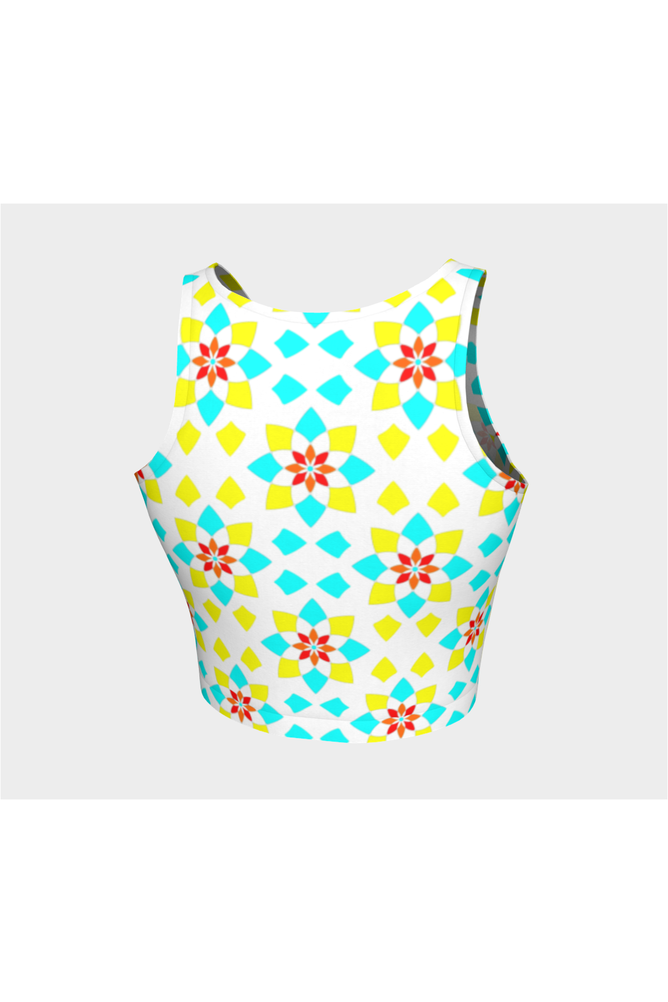 Deconstructed Mandala Athletic Top - Objet D'Art