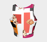 Cool Cat Athletic Crop Top - Objet D'Art