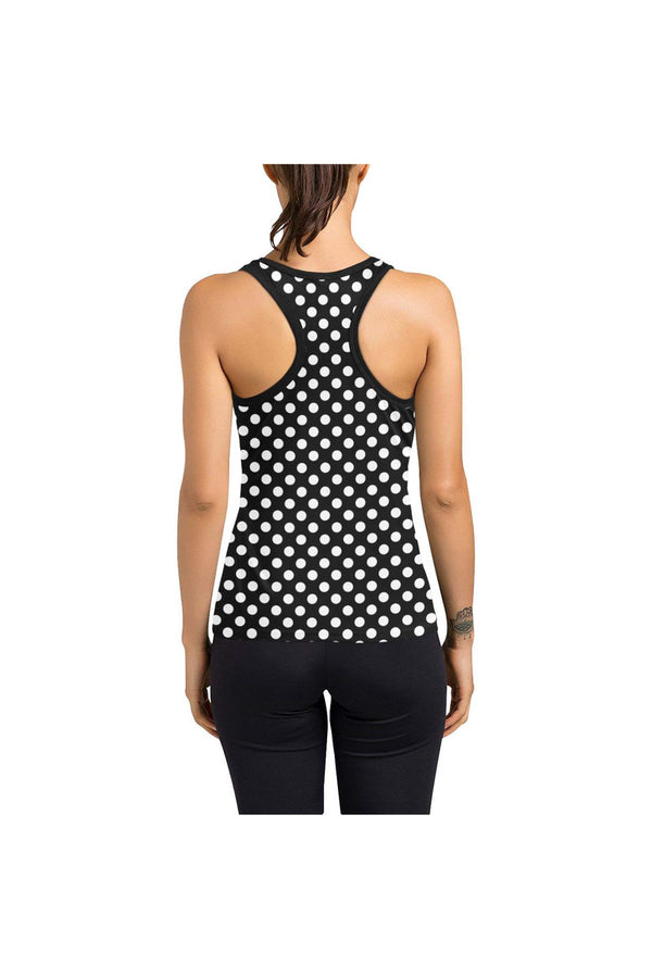 Polkadot Women's Racerback Tank Top - Objet D'Art