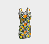 Floral Matrxi Bodycon Dress - Objet D'Art