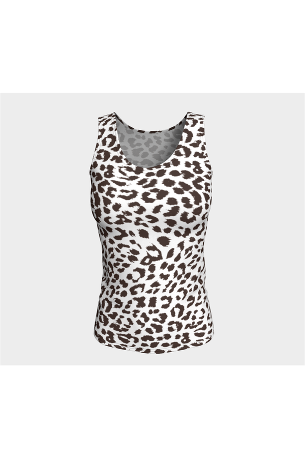 Leopard Print Fitted Tank Top - Objet D'Art