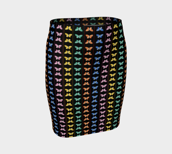 Kaleidoscope Fitted Skirt - Objet D'Art