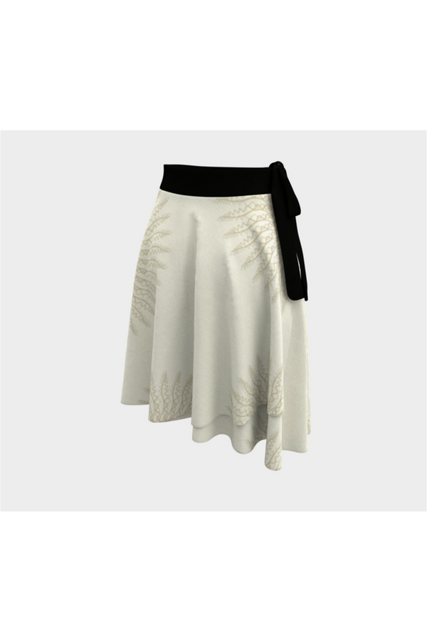 Creme Mandala Wrap Skirt - Objet D'Art