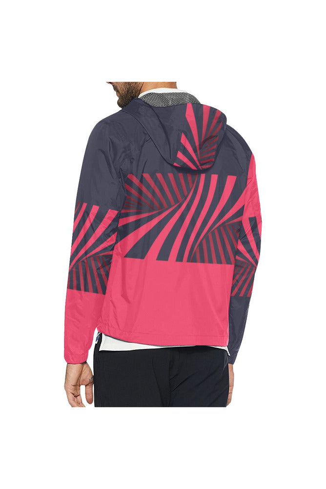 TriIllusion All Over Print Windbreaker for Men (Model H23) - Objet D'Art