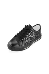 D18 Canvas Aztec Women's Classic Canvas Shoes (Model 018) - Objet D'Art