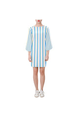 Happy Stripes Bell Sleeve Dress (Model D52) - Objet D'Art