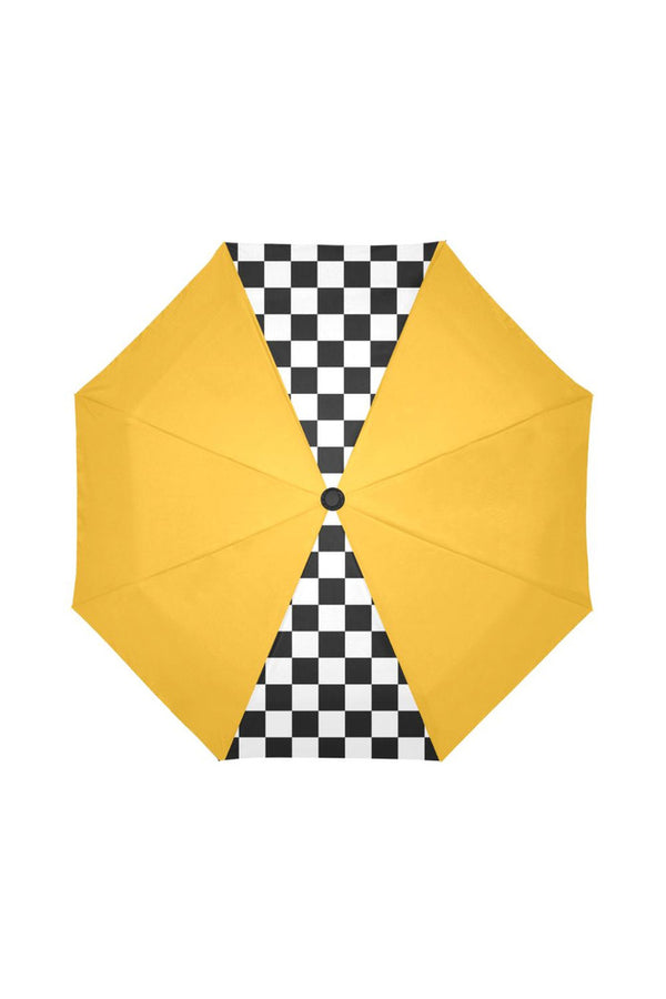 yellow taxi cab Auto-Foldable Umbrella - Objet D'Art