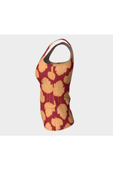 Autumn Leaf Fitted Tank Top - Objet D'Art