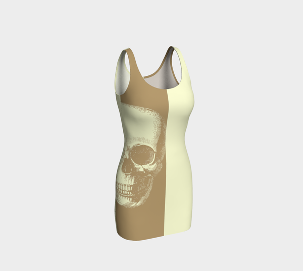 Skull Bodycon Dress - Objet D'Art