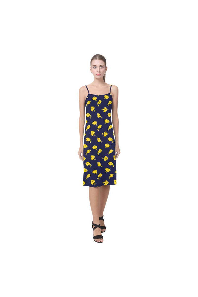 Yellow Birdies Alcestis Slip Dress - Objet D'Art Online Retail Store
